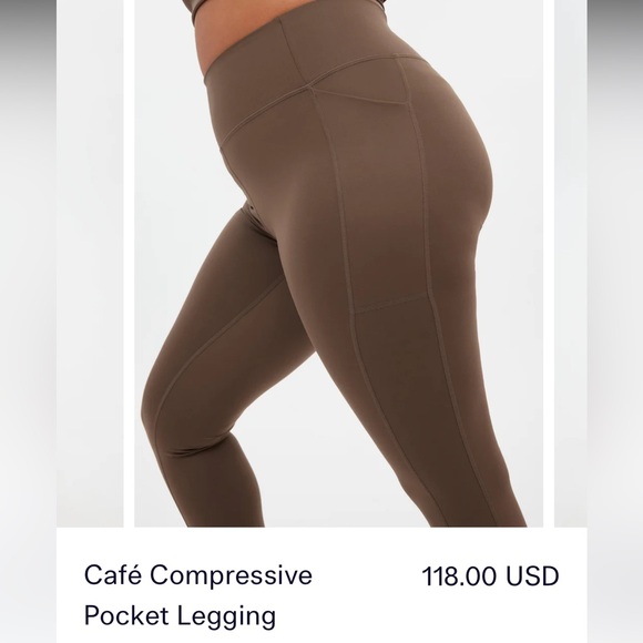 Girlfriend Collective Cafe Compressive Pocket Legging, M - Picture 5 of 5